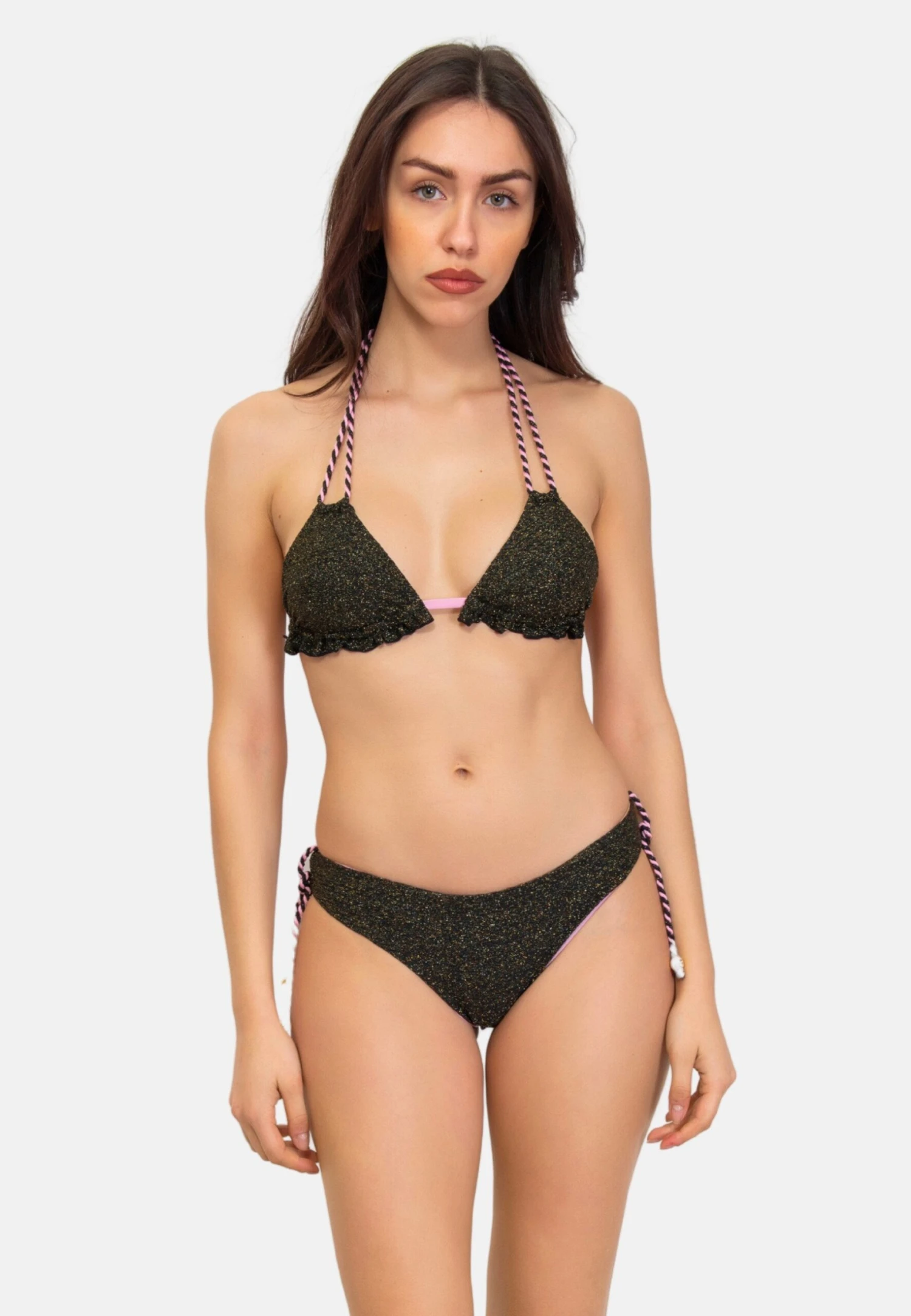 ShineBikini Pezzo SottoNoir Donna Moda Mare AID81I00S-Q11 4 ShineBikini Pezzo SottoNoir Donna Moda Mare AID81I00S-Q11 - immagine 2