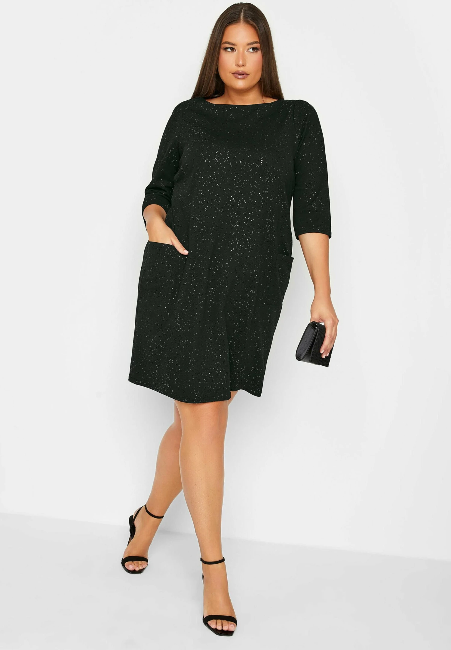 Glitter Vestito EstivoBlack Donna Vestiti YOD21C0NZ-Q11 3 Glitter Vestito EstivoBlack Donna Vestiti YOD21C0NZ-Q11