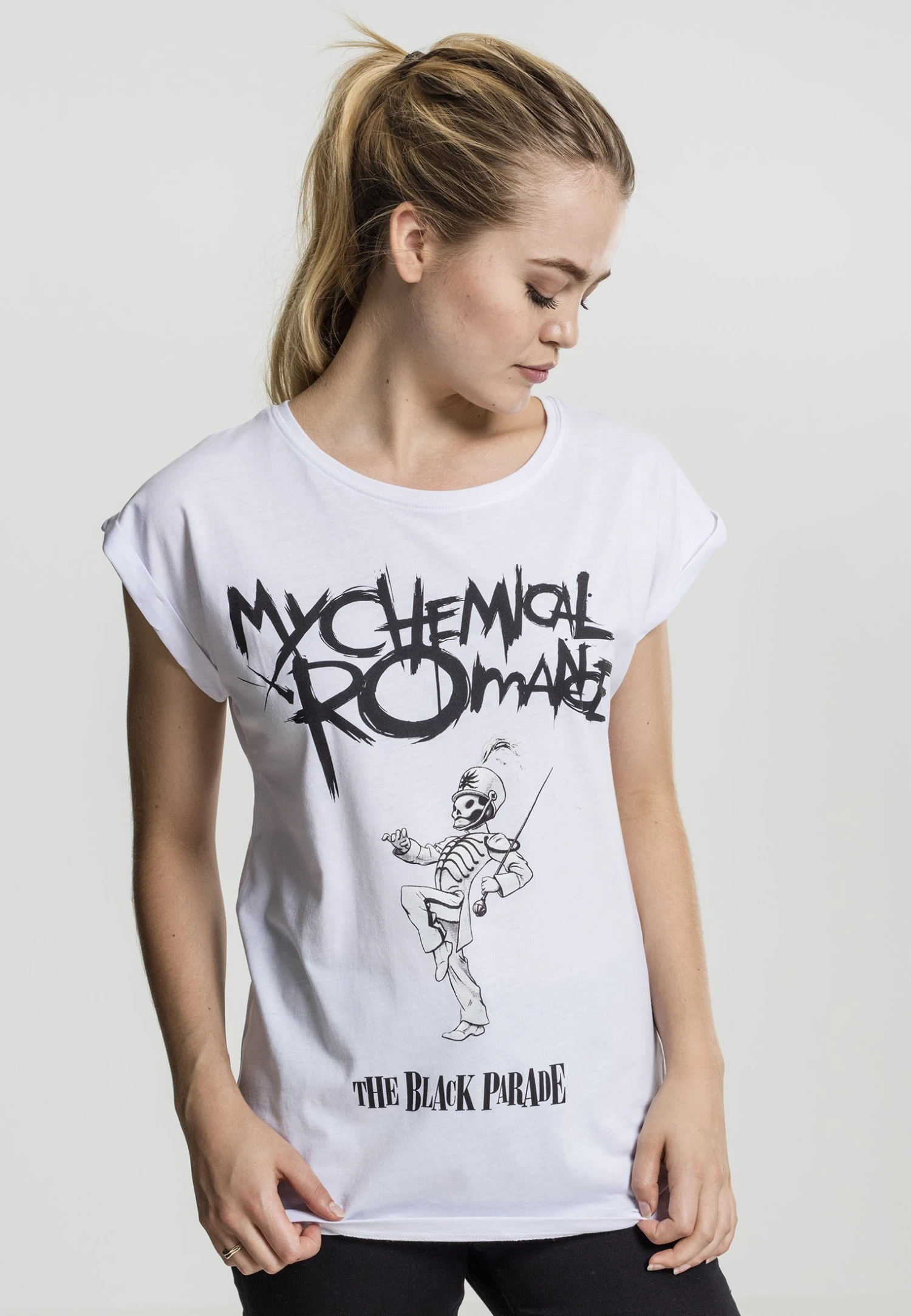 Mister Tee My Chemical RomanceT-Shirt Con StampaWhite Donna T-shirt E Top MEJ210003-A11 7 Mister Tee My Chemical RomanceT-Shirt Con StampaWhite Donna T-shirt E Top MEJ210003-A11 - immagine 5