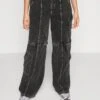 BDG Urban Outfitters Zip OffJeans BaggyWashed Black Donna Jeans QX721N0A5-Q11 -Vendite ONLY 086e977de5b844dfa09aadc0ccdd0443