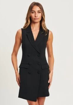 Tussah Bella - Abito A Camicia - Black