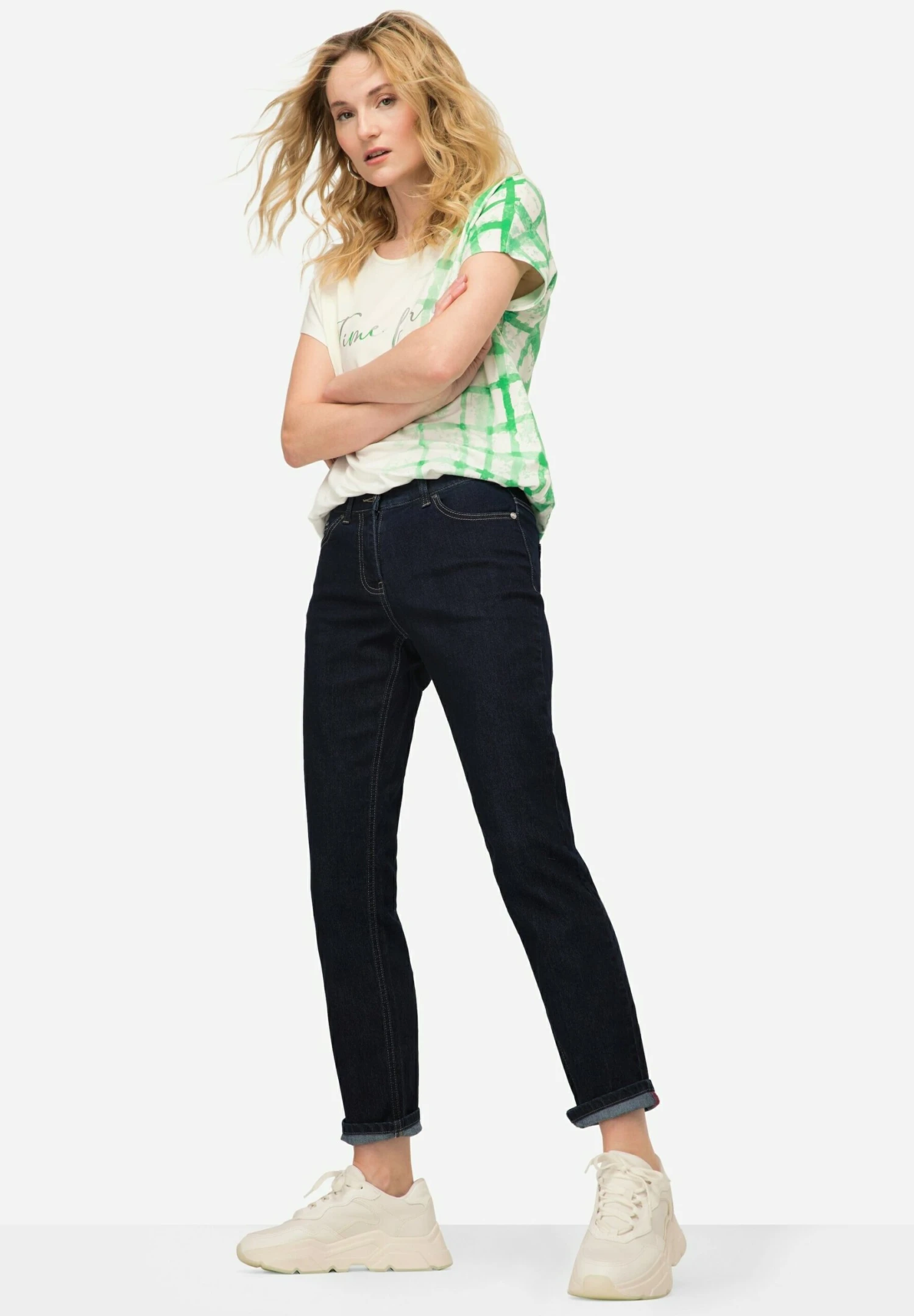 Jeans Slim FitRaw Denim Donna Jeans LR921N005-K11 4 Jeans Slim FitRaw Denim Donna Jeans LR921N005-K11 - immagine 2