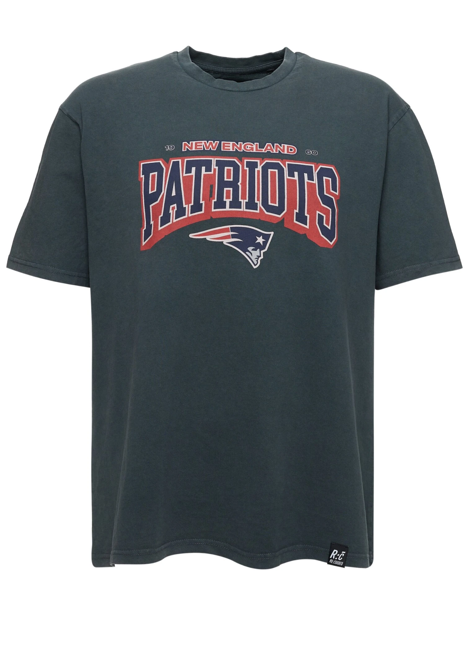 Nfl Patriots 17 Washed - T-Shirt Con Stampa - Black 8 Nfl Patriots 17 Washed - T-Shirt Con Stampa - Black - immagine 6