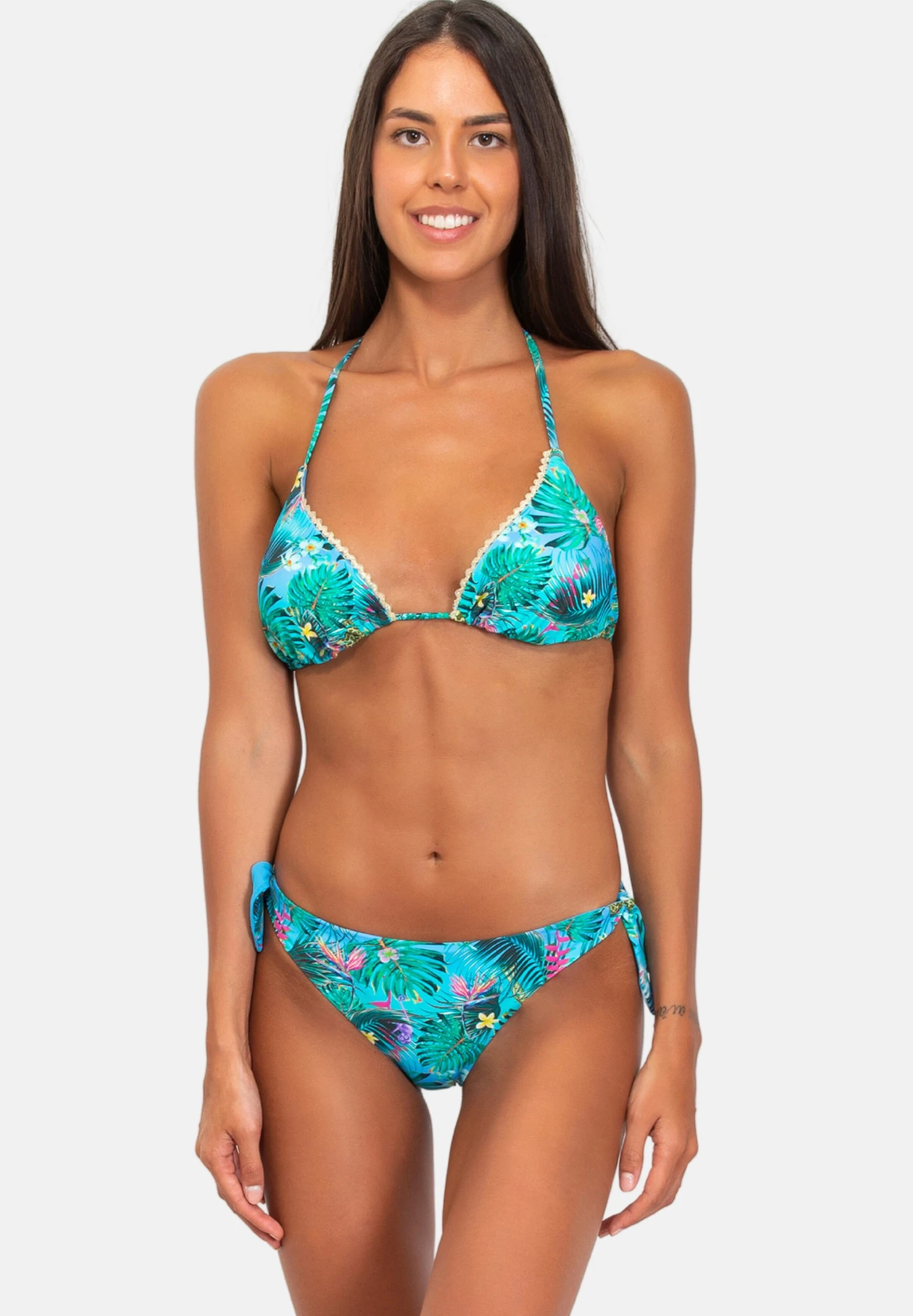 New JungleBikini Pezzo SottoBleu Donna Moda Mare AID81I006-K11 4 New JungleBikini Pezzo SottoBleu Donna Moda Mare AID81I006-K11 - immagine 2