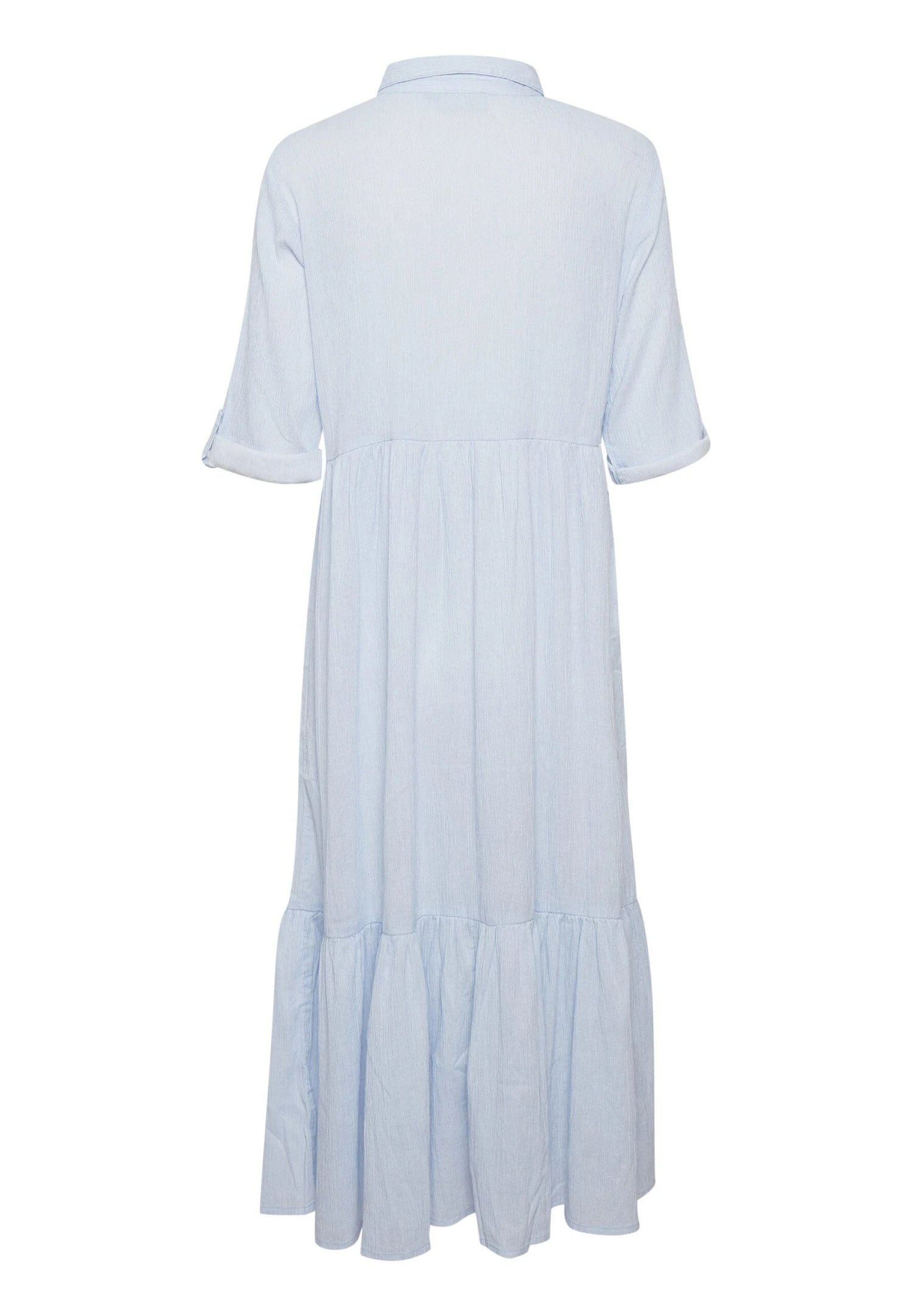 Kaffe Abito A CamiciaCashmere Blue Chalk Stripe Donna Vestiti KA321C0I0-K12 8 Kaffe Abito A CamiciaCashmere Blue Chalk Stripe Donna Vestiti KA321C0I0-K12 - immagine 6