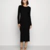 Vero Moda Tall Vmglory Rib Ls O-Neck Calf Dress TllVestito EstivoBlack Donna Vestiti VEB21C0HZ-Q11