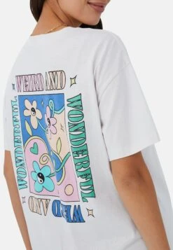 COTTON ON Relaxed Boyfriend T-Shirt Con StampaOff White Donna T-shirt E Top C1Q21D03L-A12 -Vendite ONLY 14139e232ce349e2a7185d133284b74d