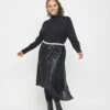 Skirt - Gonna A Portafoglio - Black