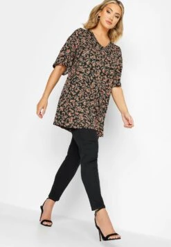 Pleated SwingT-Shirt Con StampaBlack Donna T-shirt E Top YOD21D0W1-Q11 -Vendite ONLY 15dffe15d3ac4138b2b9c7da672370e5