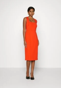 Boss Domeja Smart Dress - Tubino - Bright Orange -Vendite ONLY 16922e88557a4430bb0c2a4acd712c70