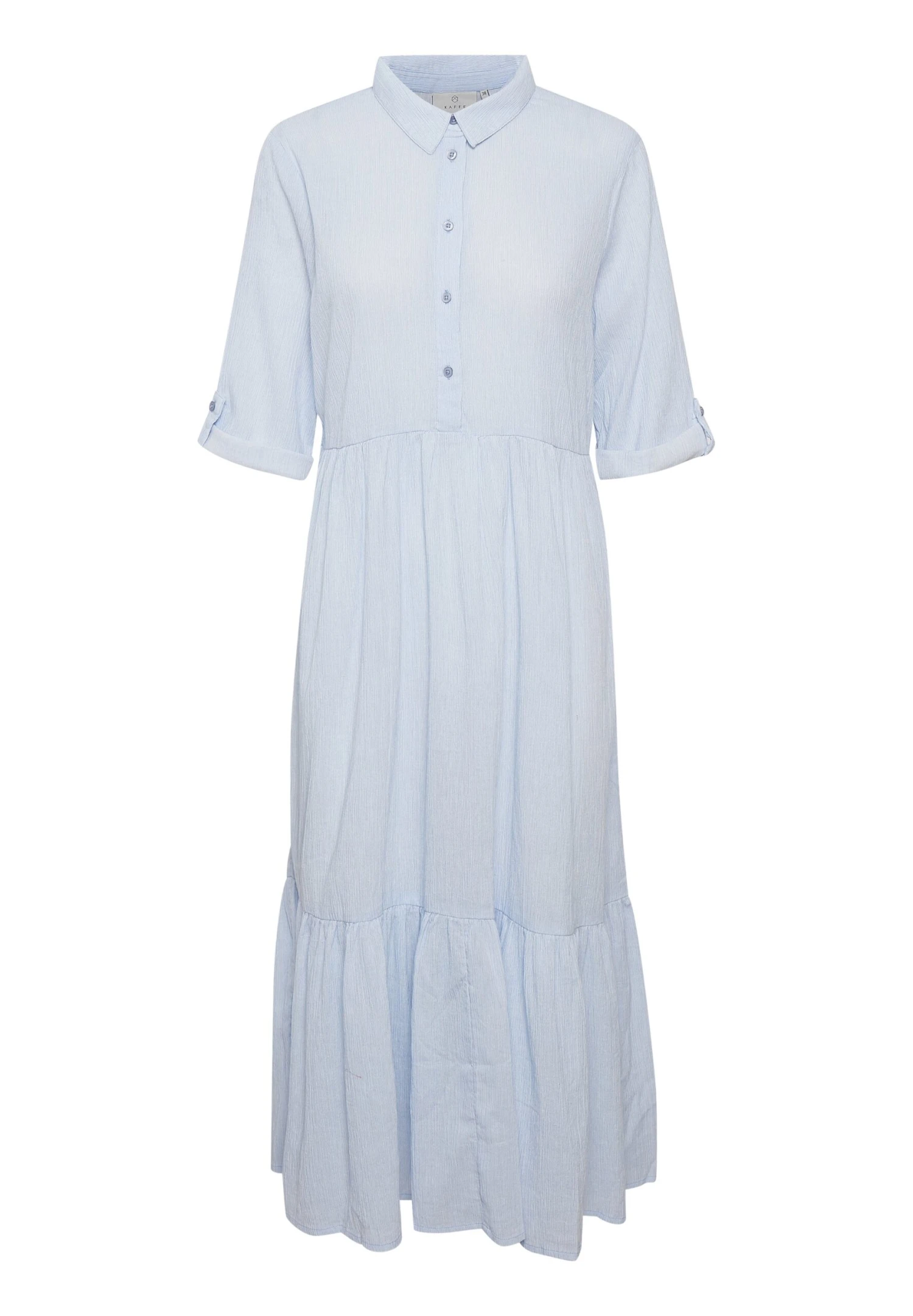 Kaffe Abito A CamiciaCashmere Blue Chalk Stripe Donna Vestiti KA321C0I0-K12 7 Kaffe Abito A CamiciaCashmere Blue Chalk Stripe Donna Vestiti KA321C0I0-K12 - immagine 5