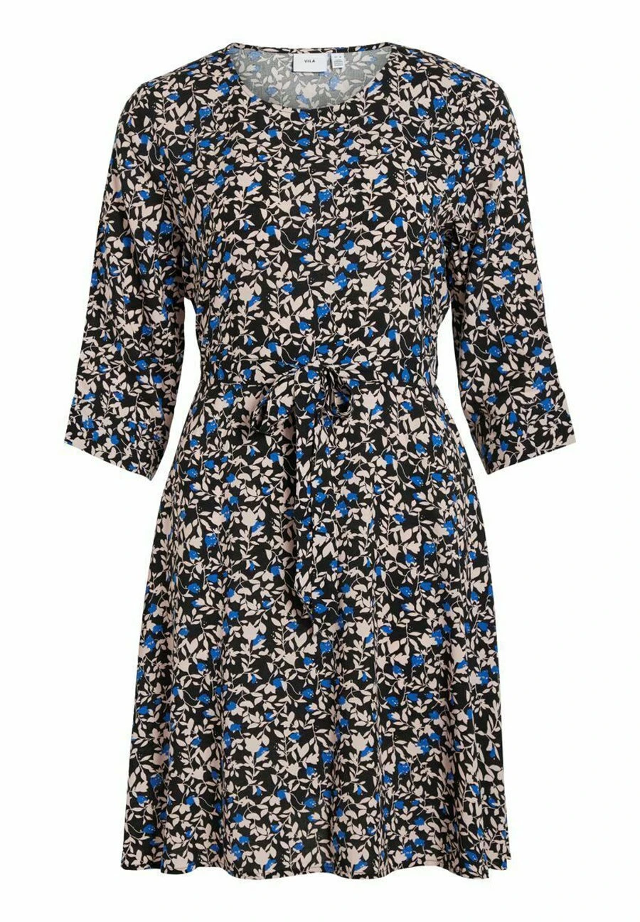 Vila Vicelina O Neck 3/4 DressVestito EstivoLapis Blue Donna Vestiti V1021C3TP-K11 8 Vila Vicelina O Neck 3/4 DressVestito EstivoLapis Blue Donna Vestiti V1021C3TP-K11 - immagine 6