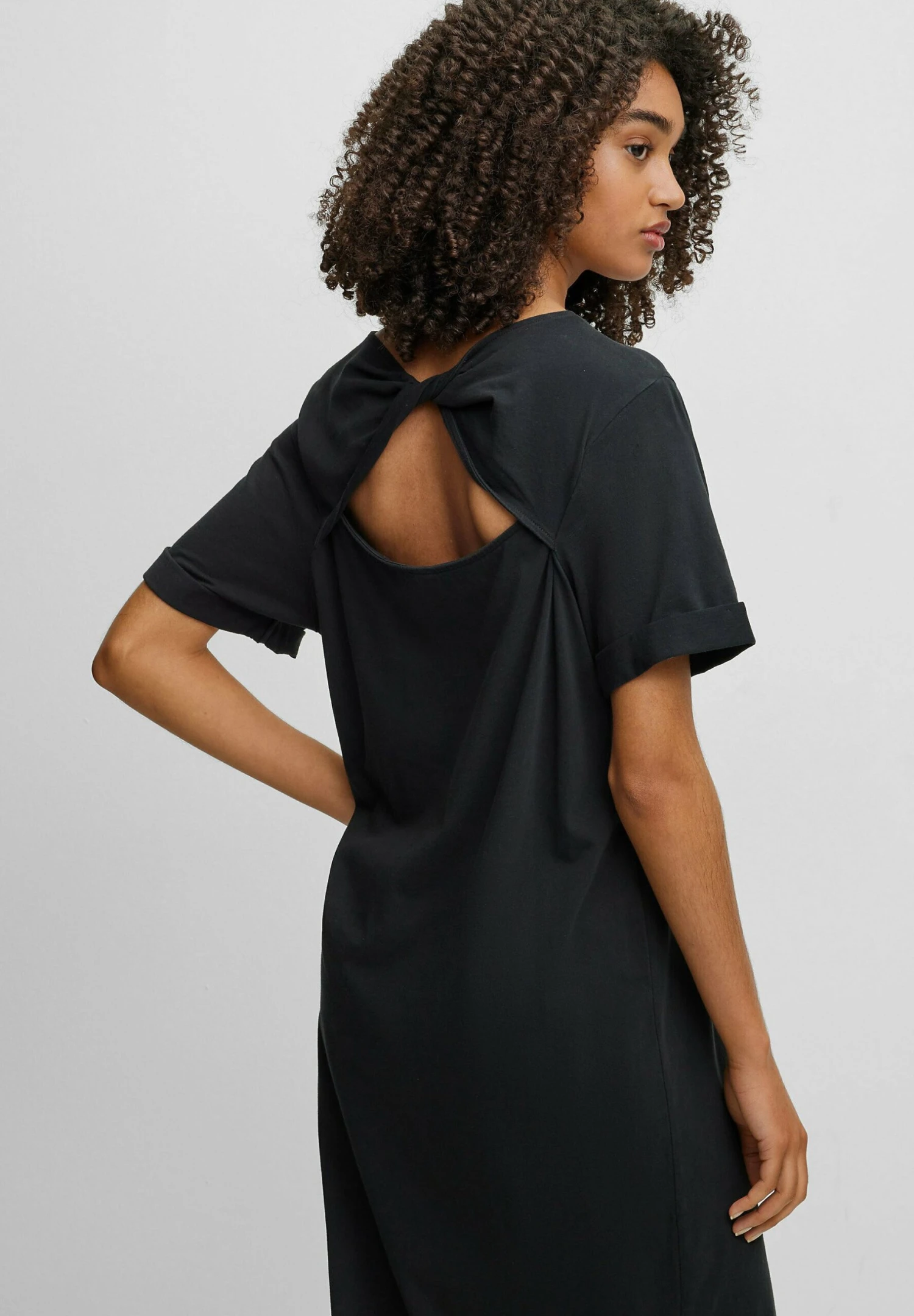 Boss PrintVestito Di MaglinaBlack One Donna Vestiti BB121C0XI-Q11 7 Boss PrintVestito Di MaglinaBlack One Donna Vestiti BB121C0XI-Q11 - immagine 5