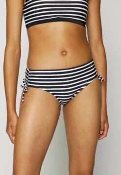 VENICE BEACH Pants GatheredBikini Pezzo SottoWhite/Black Donna Moda Mare 2VE81I012-Q11