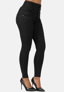 Highwaist- Jeans Skinny Fit - Schwarz -Vendite ONLY 212393cd7ca340a4bbcd77b3af7cfb42