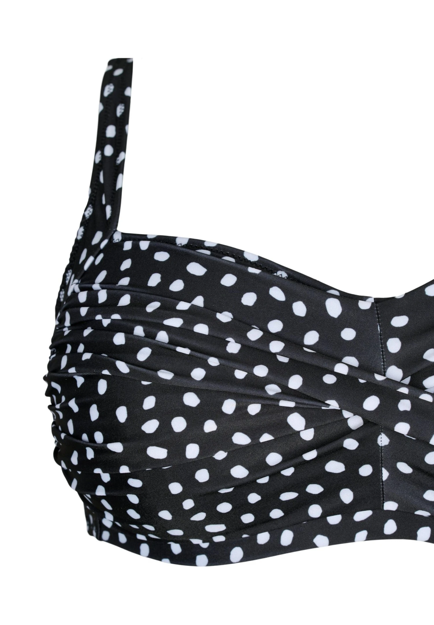 Zizzi Bedrucktes Bikini Pezzo SopraBlack White Dot Donna Moda Mare Z1781J03I-Q11 5 Zizzi Bedrucktes Bikini Pezzo SopraBlack White Dot Donna Moda Mare Z1781J03I-Q11 - immagine 3