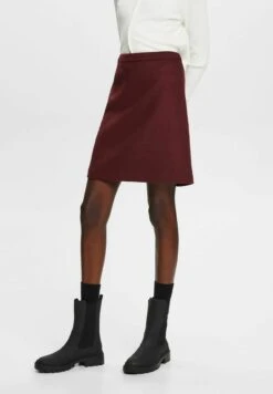 ESPRIT Regular Fit - Minigonna - Aubergine