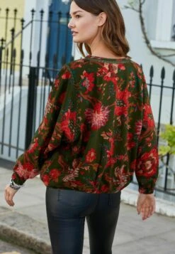 Next Bubblehem Maglietta A Manica LungaGreen Floral Donna T-shirt E Top NX321D1KZ-M11 8 Next Bubblehem Maglietta A Manica LungaGreen Floral Donna T-shirt E Top NX321D1KZ-M11 -Vendite ONLY 2573cda65c354589bec728bb4d133abb