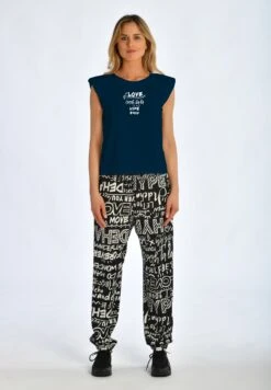 Deha Padded ShoulderT-Shirt Con StampaBlue Night Donna T-shirt E Top 5DE21D02P-K11 9 Deha Padded ShoulderT-Shirt Con StampaBlue Night Donna T-shirt E Top 5DE21D02P-K11 -Vendite ONLY 25f682e02f104aaba6162c8eb4c35c1b