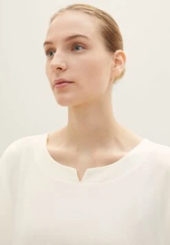 Tom Tailor T-Shirt BasicWhisper White Donna T-shirt E Top TO221D1II-A11 11 Tom Tailor T-Shirt BasicWhisper White Donna T-shirt E Top TO221D1II-A11 -Vendite ONLY 291cb5cd72f44b5e990ce74a89a73f47