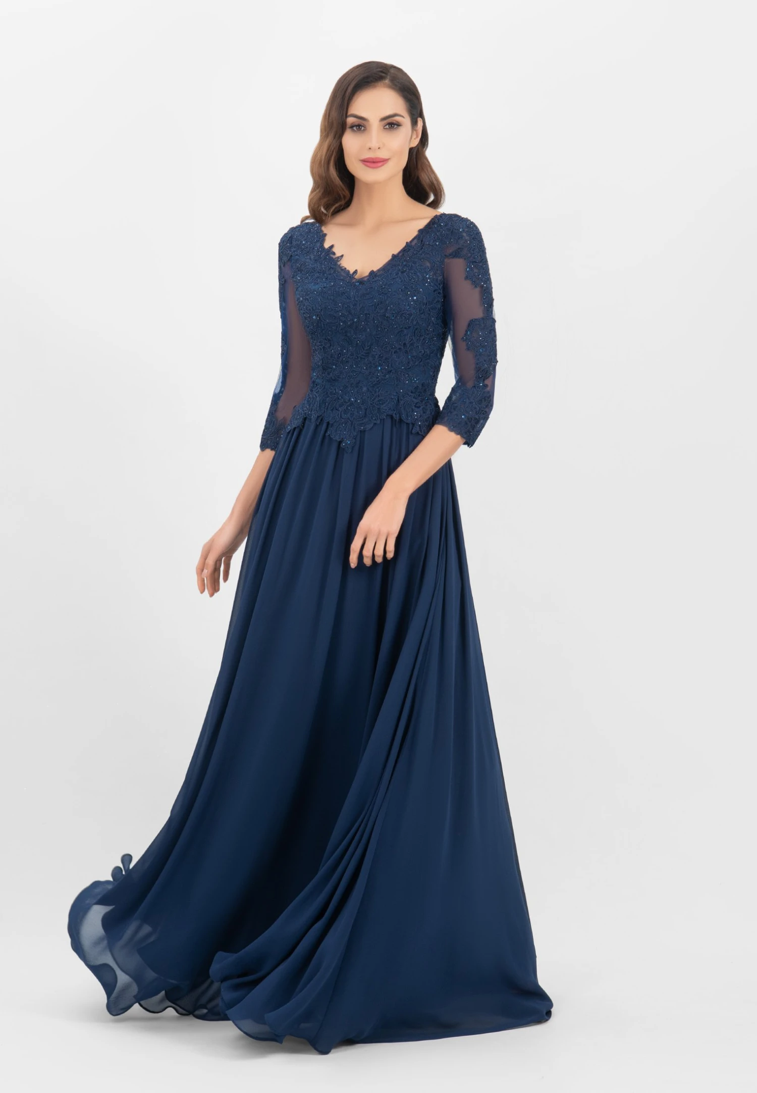 Nata EveningAbito Da SeraNavy Blue Donna Vestiti H5B21C01L-K11 4 Nata EveningAbito Da SeraNavy Blue Donna Vestiti H5B21C01L-K11 - immagine 2