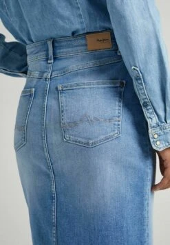 Pepe Jeans Midi Nikita- Gonna A Tubino - Blue Denim 10 Pepe Jeans Midi Nikita- Gonna A Tubino - Blue Denim -Vendite ONLY 2b3c6345760d42f28efa2b2143abb704