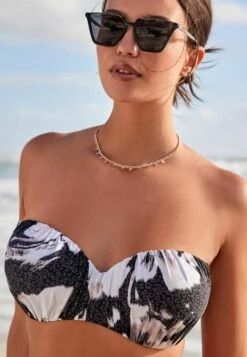 Next Ruched Wired Shaping Bandeau Bikini TopBikini Pezzo SopraMono Animal Floral Donna Moda Mare NX381J0AY-T11 -Vendite ONLY 2f2a381bd23c4fabaab0f081106e399a