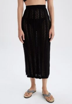 DeFacto Regular FitAccessorio Da SpiaggiaBlack Donna Moda Mare DEZ81H00K-Q11