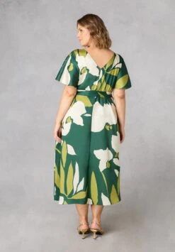 Kimono Style Belted Vestito EstivoGreen Donna Vestiti L0J21C0K1-M11