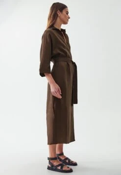 Calli Dom Abito A CamiciaChocolate Donna Vestiti CFY21C00F-O11 -Vendite ONLY 36cd9b0b358a4eac88f56fa8bf8d60d2