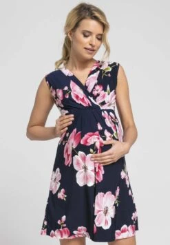 Vestito EstivoDark Blue Pink Green Donna Vestiti CBS29F01E-K17