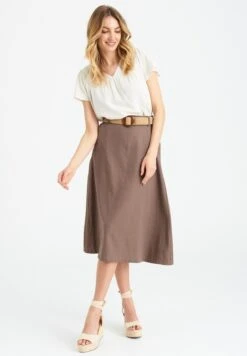 Gonna A CampanaBrown Donna Gonne G0Y21B02N-O11 -Vendite ONLY 3a93659491364480a0a21f1e79b5fc00