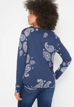 BedrucktMaglietta A Manica LungaBlue Donna T-shirt E Top B3D21D1OZ-K11 -Vendite ONLY 3d143092a02e42e5bbc0ddba0f1f3793