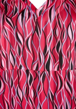 Zizzi Langærmet Med PrintVestito EstivoFuchsia Pink Aop Donna Vestiti Z1721C1IA-J11 -Vendite ONLY 3ebeee88e7a741ae8d5e68fb232cf197