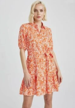 DeFacto Abito A CamiciaYellow Donna Vestiti DEZ21C0VA-E11