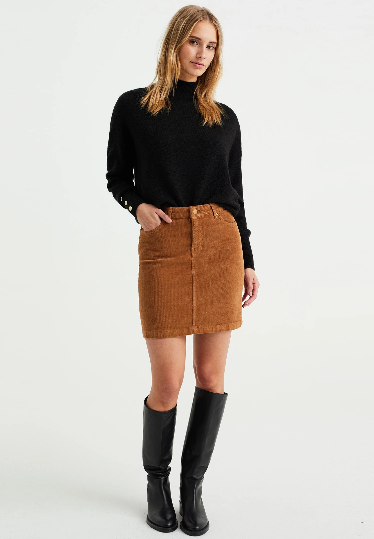 We Fashion - Gonna Di Jeans - Brown 4 We Fashion - Gonna Di Jeans - Brown - immagine 2