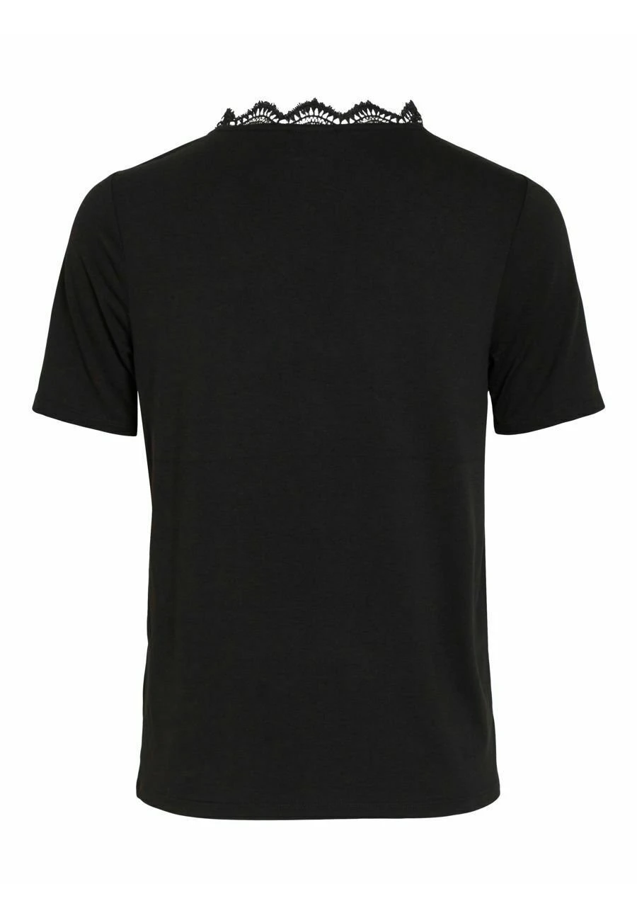 Vila Mit Kurzen Ärmeln V-AusschnittT-Shirt Con StampaBlack Donna T-shirt E Top V1021D1ER-Q11 9 Vila Mit Kurzen Ärmeln V-AusschnittT-Shirt Con StampaBlack Donna T-shirt E Top V1021D1ER-Q11 - immagine 7