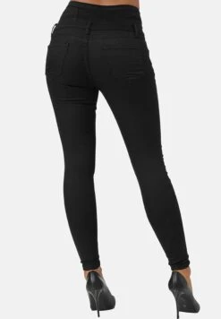 Highwaist- Jeans Skinny Fit - Schwarz -Vendite ONLY 4704ac9b5b3443f1970cd38e99704399