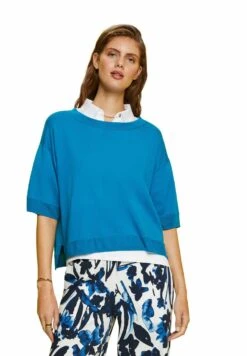 ESPRIT T-Shirt BasicDark Turquoise Donna T-shirt E Top ES121I1GV-K11