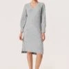 Soaked In Luxury Rakel V-Neck Abito In MagliaNeutral Gray Melange Donna Vestiti SO921C0EQ-C11 -Vendite ONLY 4cc64d94bed440f49780b783ec75c8c2