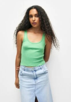 PULL & BEAR Basic TankTopGreen Donna T-shirt E Top PUC21D28H-M12