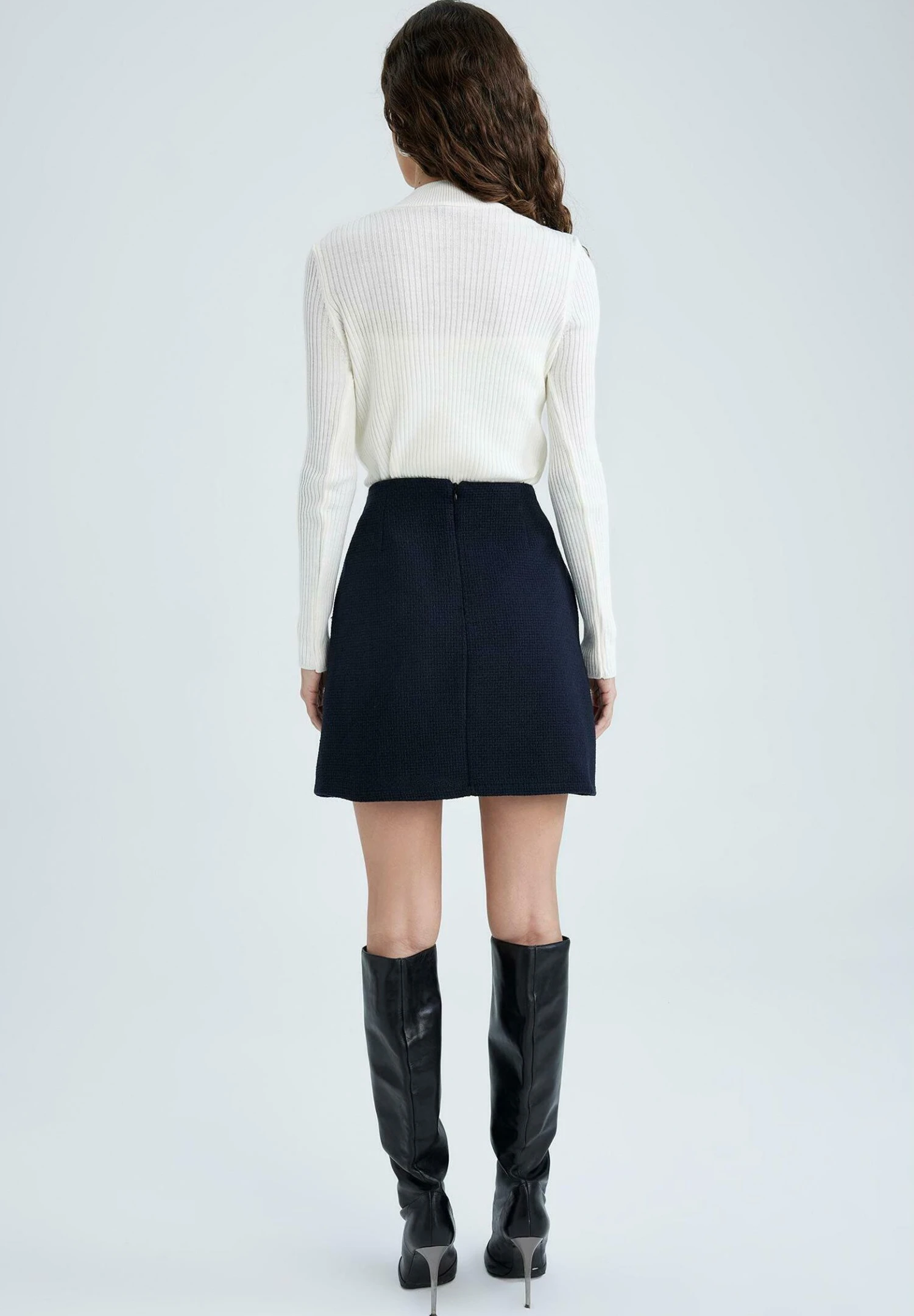 DeFacto Gonna A CampanaNavy Donna Gonne DEZ21B0AV-K11 5 DeFacto Gonna A CampanaNavy Donna Gonne DEZ21B0AV-K11 - immagine 3