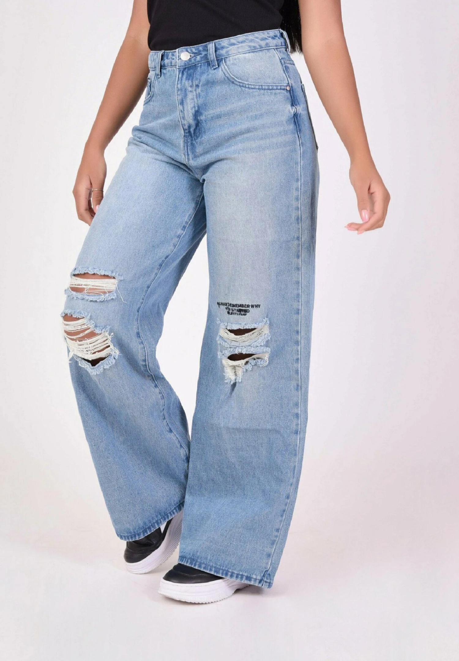 À TrousJeans A ZampaBleu Donna Jeans PRK21N00E-K11 6 À TrousJeans A ZampaBleu Donna Jeans PRK21N00E-K11 - immagine 4