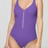 Zipper Costume Da BagnoViolet Vl Donna Moda Mare M7B81G01V-I11 -Vendite ONLY 558c9f2a87474ffda5d4aa75138044be