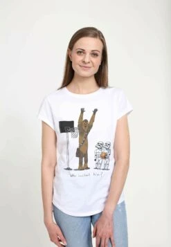 Star Wars: Classic Chewie BasketballT-Shirt Con StampaWhite Donna T-shirt E Top H3A21E03B-A11 10 Star Wars: Classic Chewie BasketballT-Shirt Con StampaWhite Donna T-shirt E Top H3A21E03B-A11 -Vendite ONLY 5ad5cc6a804549e2a2ef15d11a41e7b6