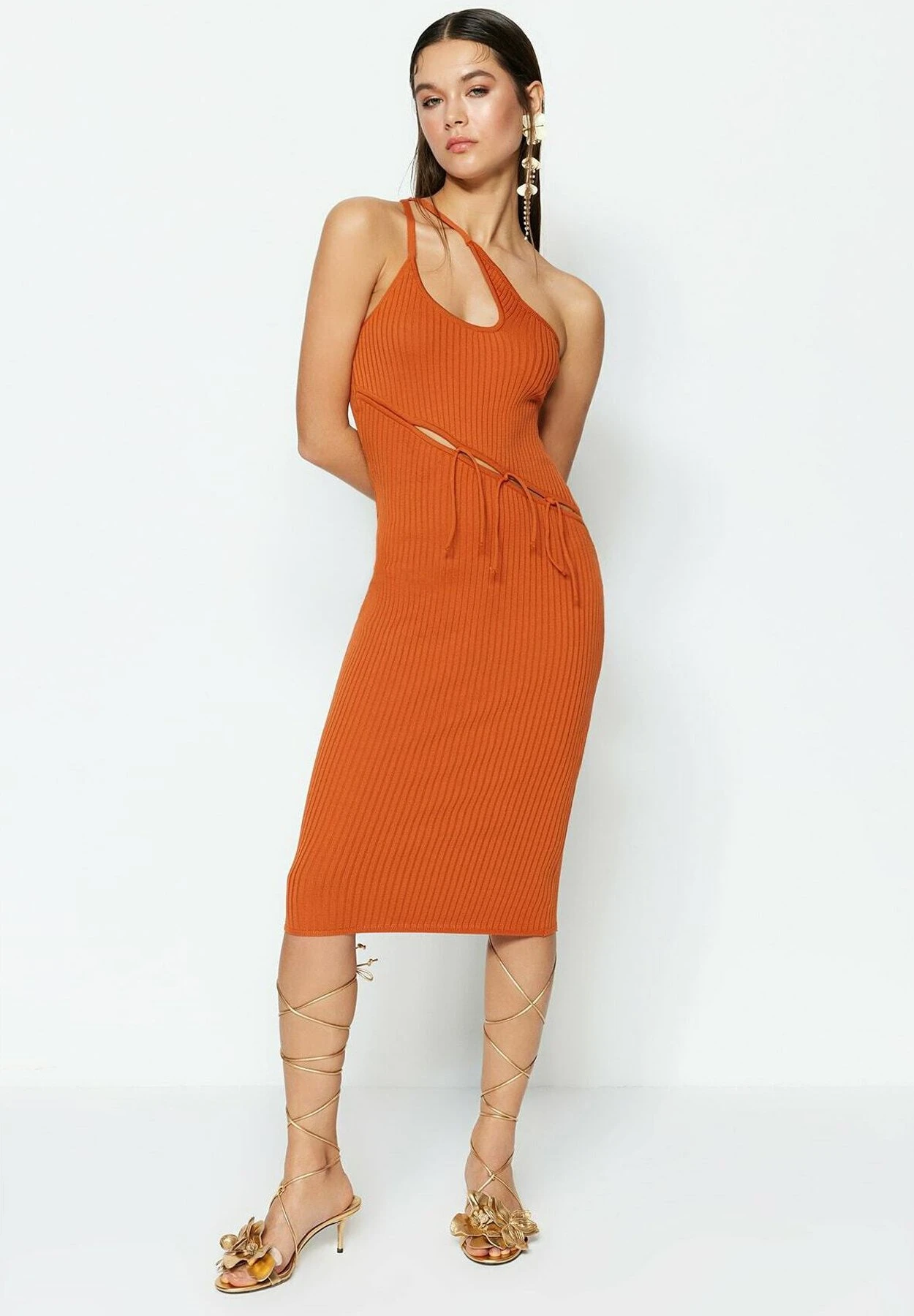 Trendyol Impreza - Tubino - Orange 4 Trendyol Impreza - Tubino - Orange - immagine 2