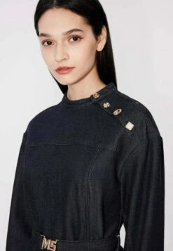 MISS SIXTY CortoVestito Di JeansBlu Scuro Donna Vestiti MI321C058-K11 -Vendite ONLY 5d020b2ccd9a4b73bc4d619de13b357a