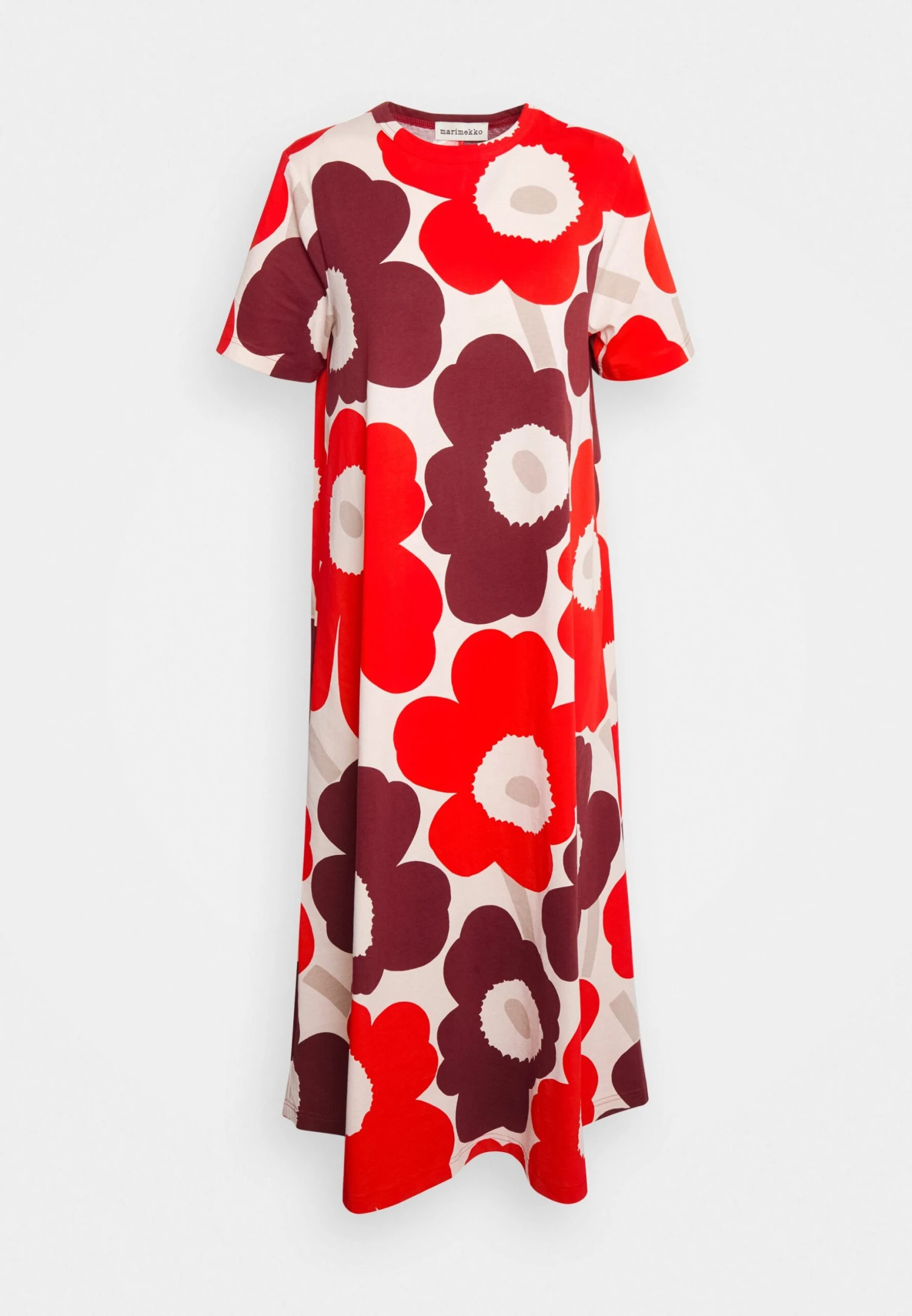Marimekko Kioski Petrun Unikko DressVestito Di MaglinaRed/Dark Red/Off-White Donna Vestiti M4K21C06U-G11 7 Marimekko Kioski Petrun Unikko DressVestito Di MaglinaRed/Dark Red/Off-White Donna Vestiti M4K21C06U-G11 - immagine 5