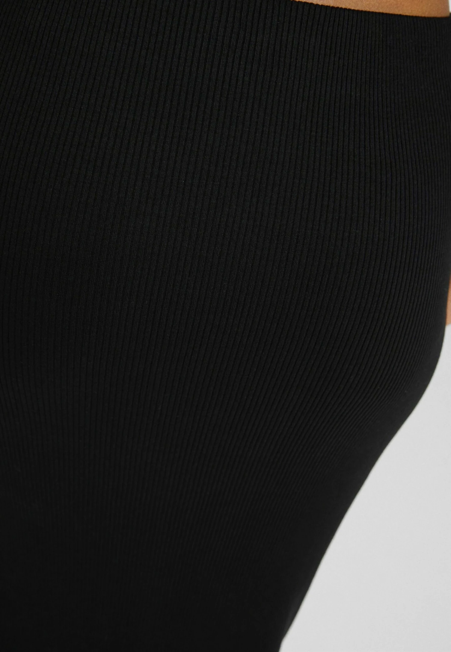 BERSHKA Faded Effect Midi- Gonna Lunga - Black 7 BERSHKA Faded Effect Midi- Gonna Lunga - Black - immagine 5