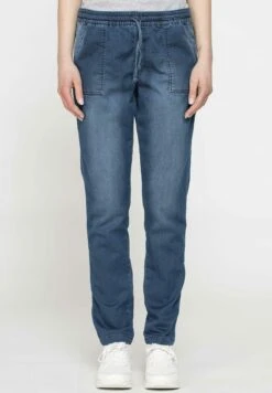 Jeans A SigarettaLavaggio Blu Medio Donna Jeans C4D21N022-K11